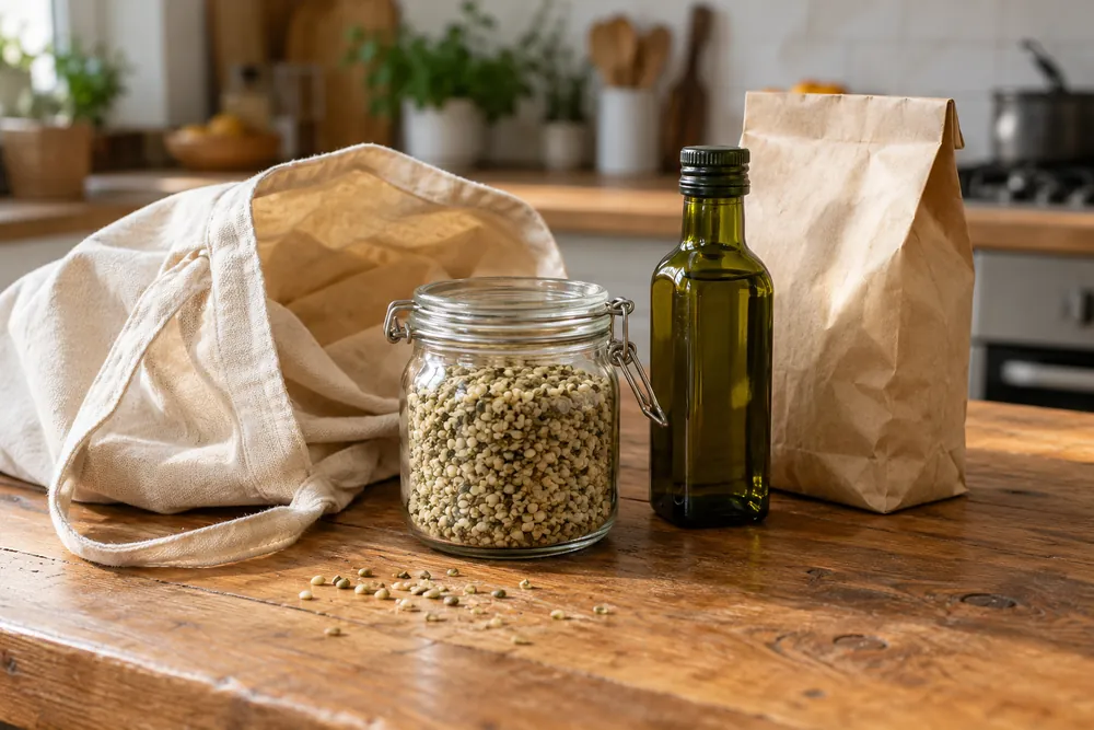 Compra de semillas, aceite y polvo de cáñamo en presentaciones genéricas.